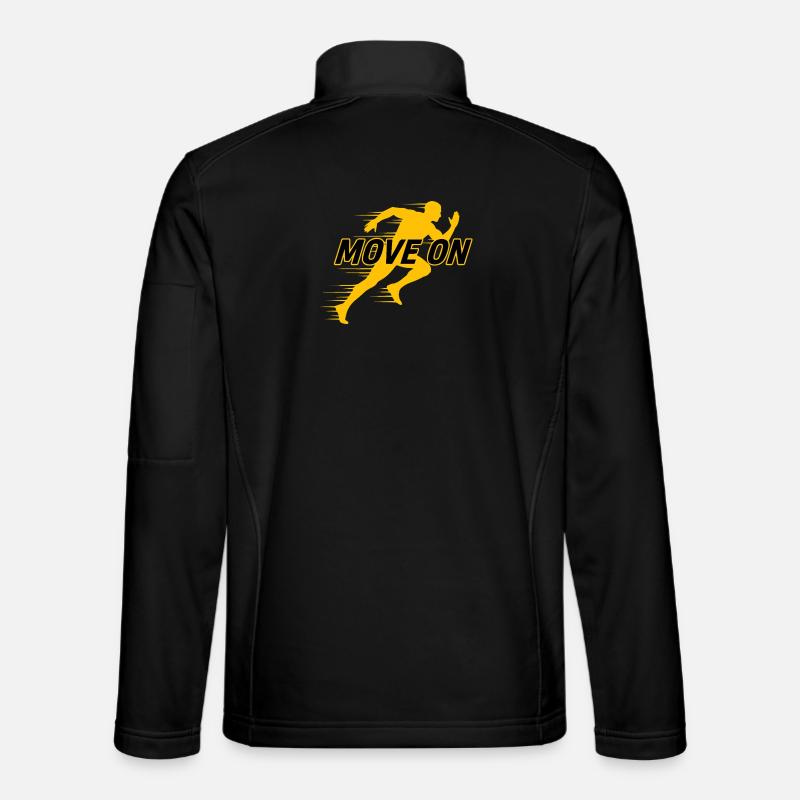 Motivations Moving Running Shirt Silhouette Veste en tissu softshell Unisexe