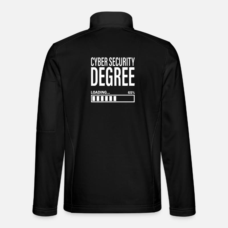 Cybersecurity Student Engineer Cyber Security - Unisex Softshell Jacket - black