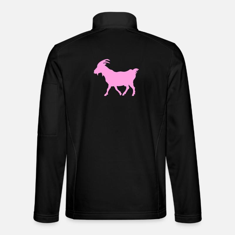 Goat Pink G.O.A.T. - Unisex Softshell Jacket - black