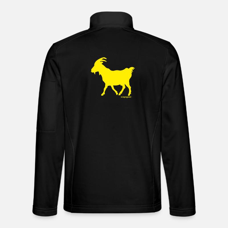 Goat GOAT scapegoat yellow - Unisex Softshell Jacket - black