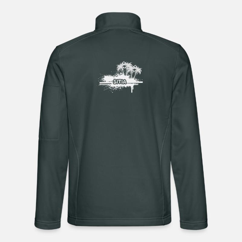 Sitia as palm trees Unisex Softshell Jacket