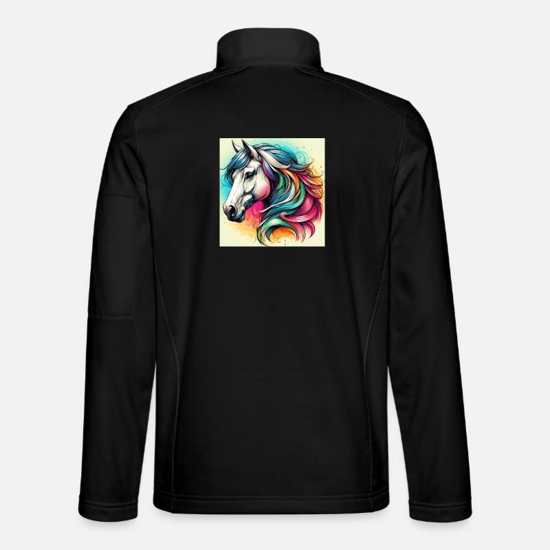 Pferd Unisex Softshelljacke