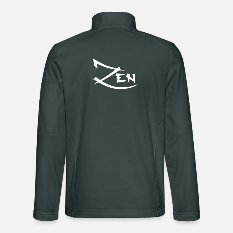 ZEN Minimalistische Handlung Unisex Softshelljacke