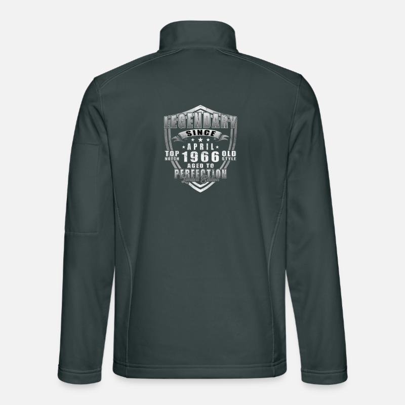 60th birthday April 1966 Unisex Softshell Jacket