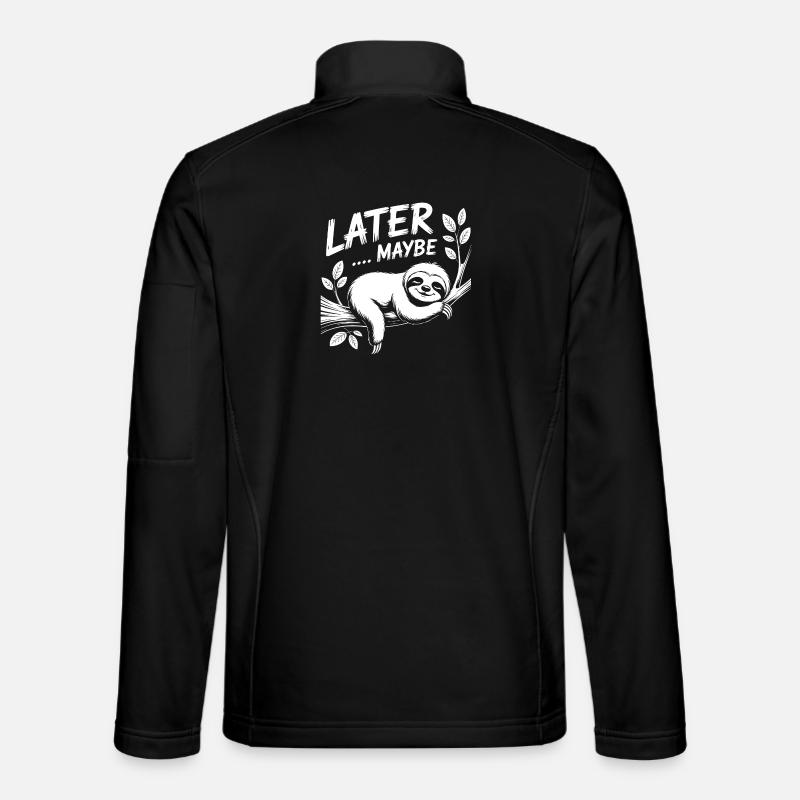 DOPO FORSE Sloth - Giacca softshell unisex - nero