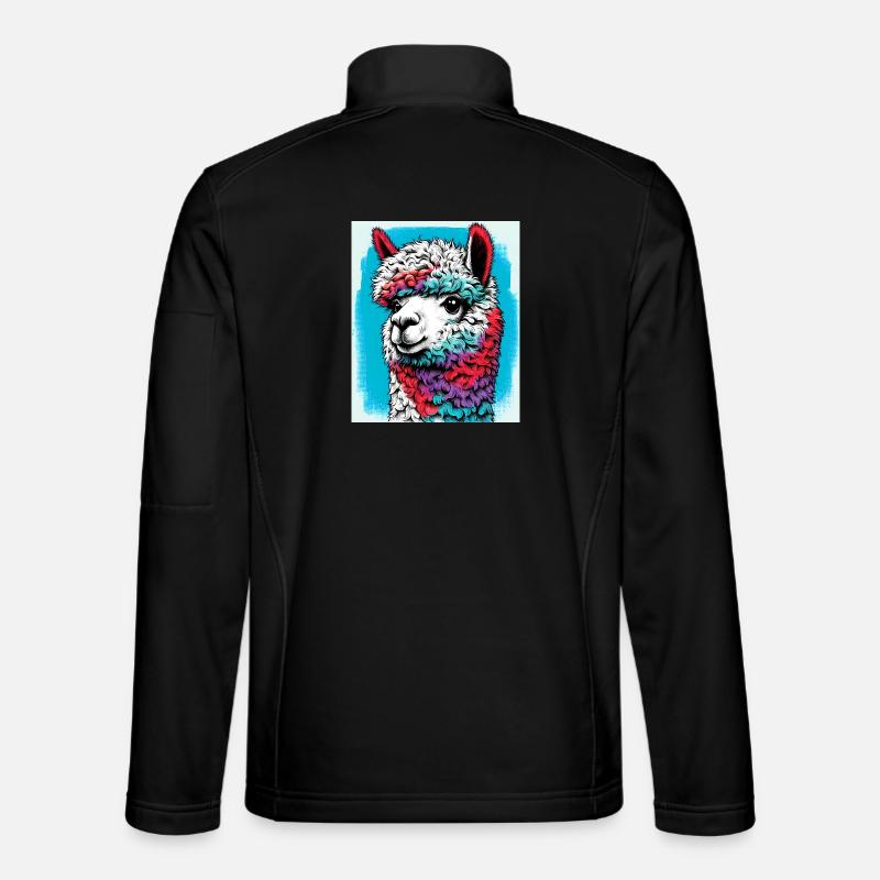 Alpaka - Unisex Softshelljacke - Schwarz