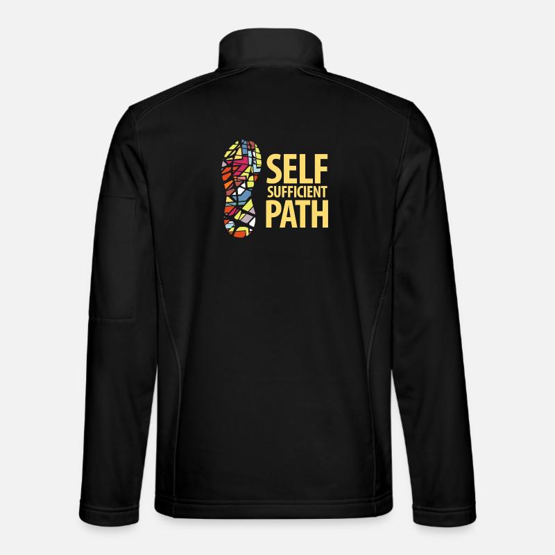  Self Sufficient Path - Unisex Softshell Jacket - black