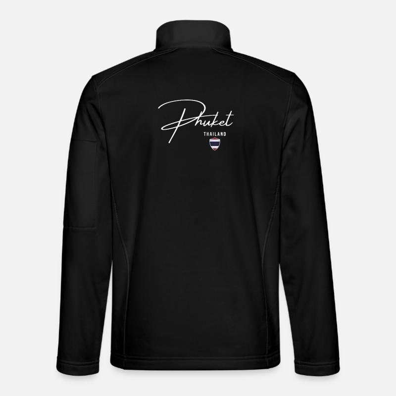 Phuket Thailand, elegantes Design Phuket - Unisex Softshelljacke - Schwarz
