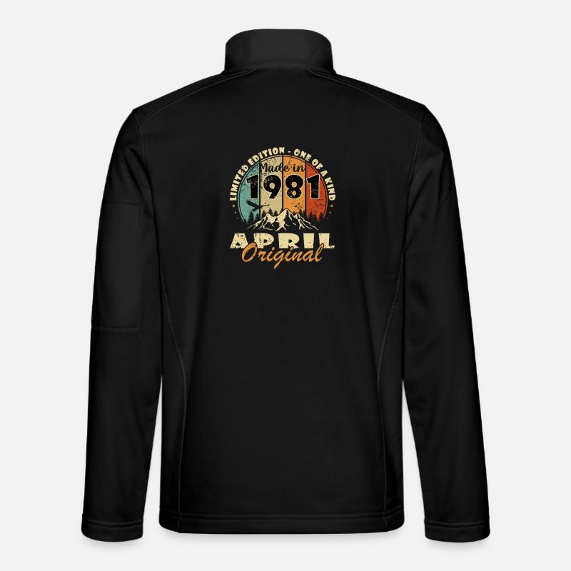 April 1981 - Unisex Softshell Jacket - black