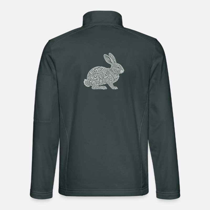 Lièvres Veste en tissu softshell Unisexe