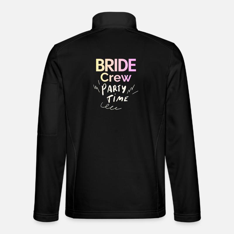 Bride Crew - Unisex Softshelljacke - Schwarz