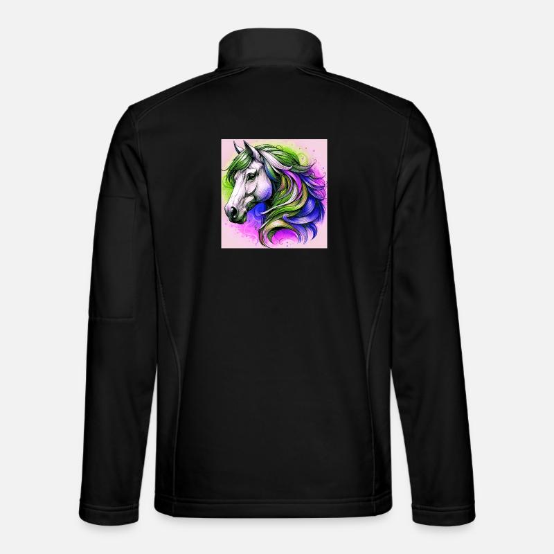 Pferd Unisex Softshelljacke