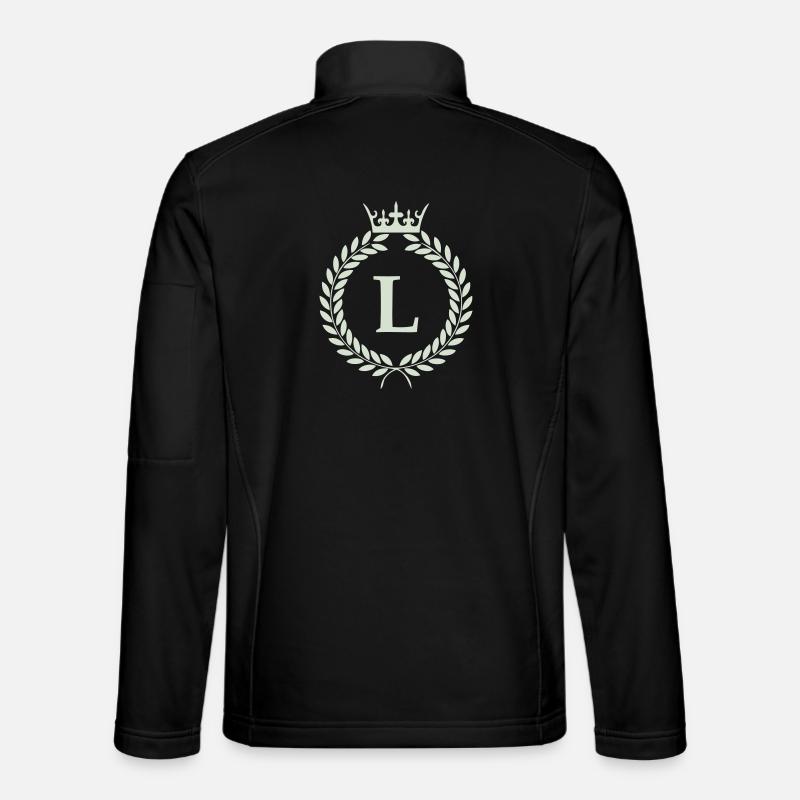 L_wappen- - Veste en tissu softshell Unisexe - noir