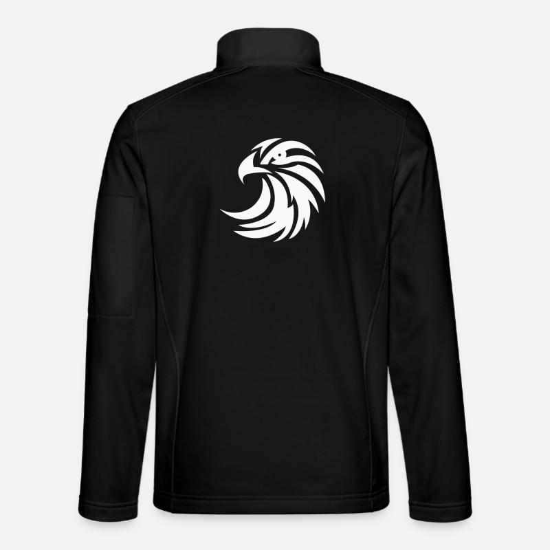 Eagle Silhouette - Unisex Softshell Jacket - black