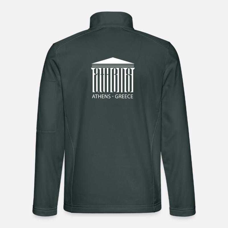 Athènes Grèce Grecs Hellènes Grèce Touristique Veste en tissu softshell Unisexe