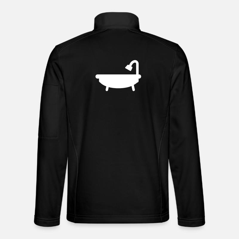 Badewanne - Unisex Softshelljacke - Schwarz