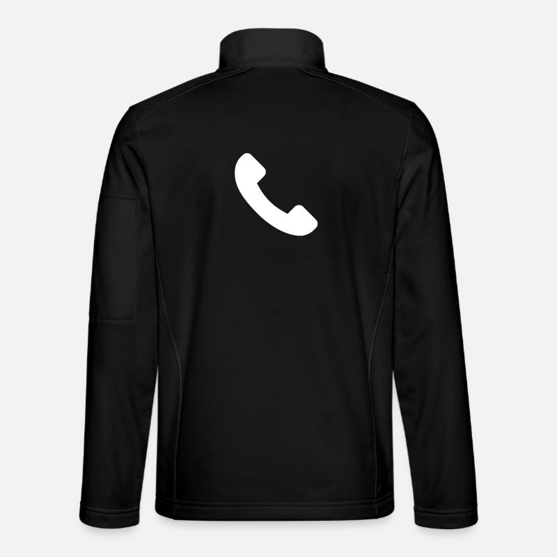 Telefon - Unisex Softshelljacke - Schwarz