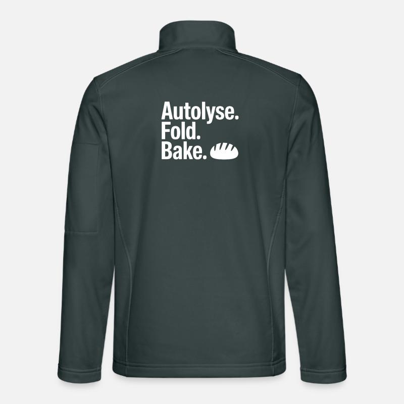 Autolyse Fold Bake Bread Art Unisex Softshell Jacket