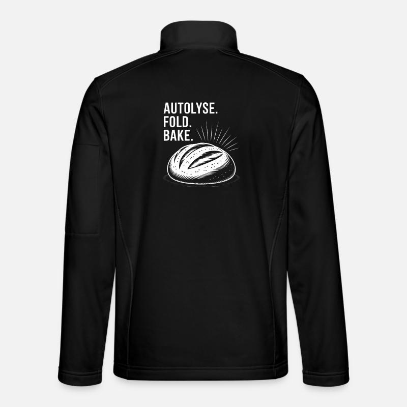 Bread Bold : Art de l’autolyse - Veste en tissu softshell Unisexe - noir
