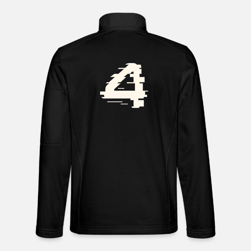 4 - Unisex Softshelljacke - Schwarz