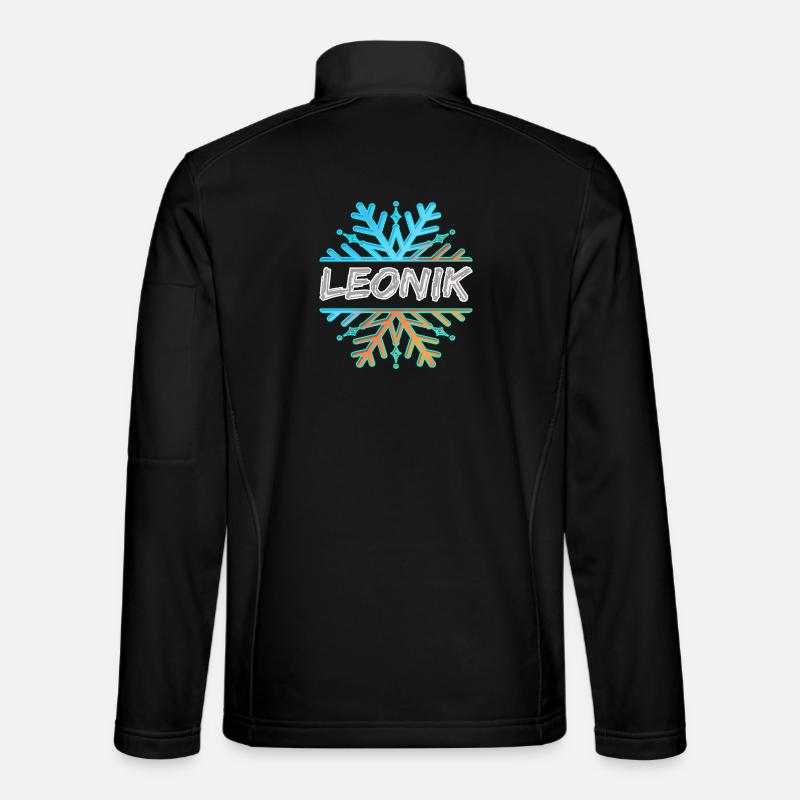 Gift for Leonik - Unisex Softshell Jacket - black