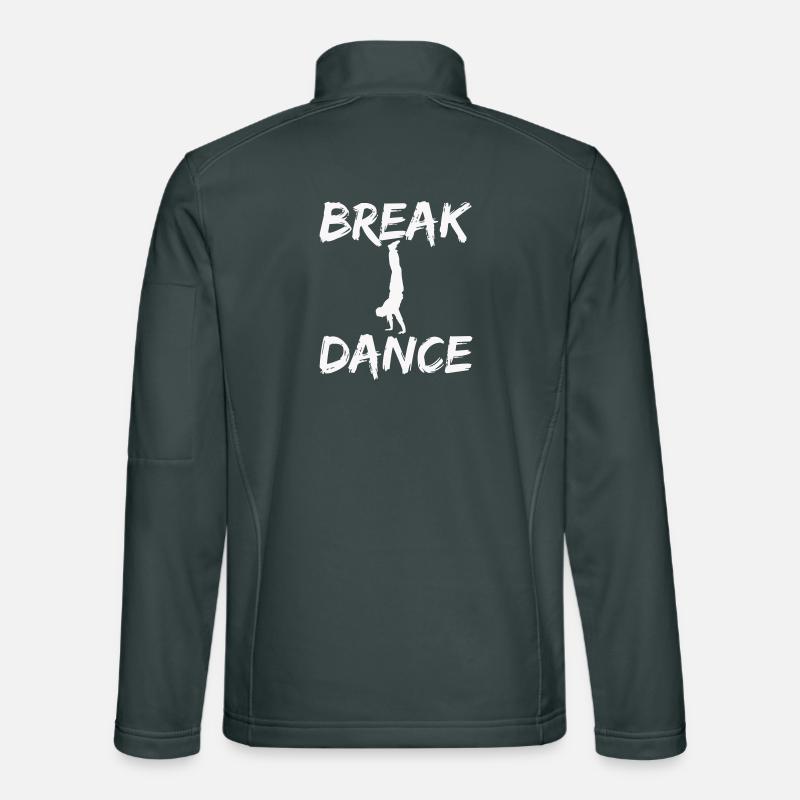 Breakdance Silhouette Motiv Unisex Softshelljacke