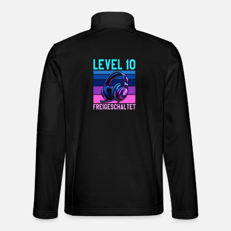 10. Geburtstag Junge Mädchen Legende Level 10 Unisex Softshelljacke