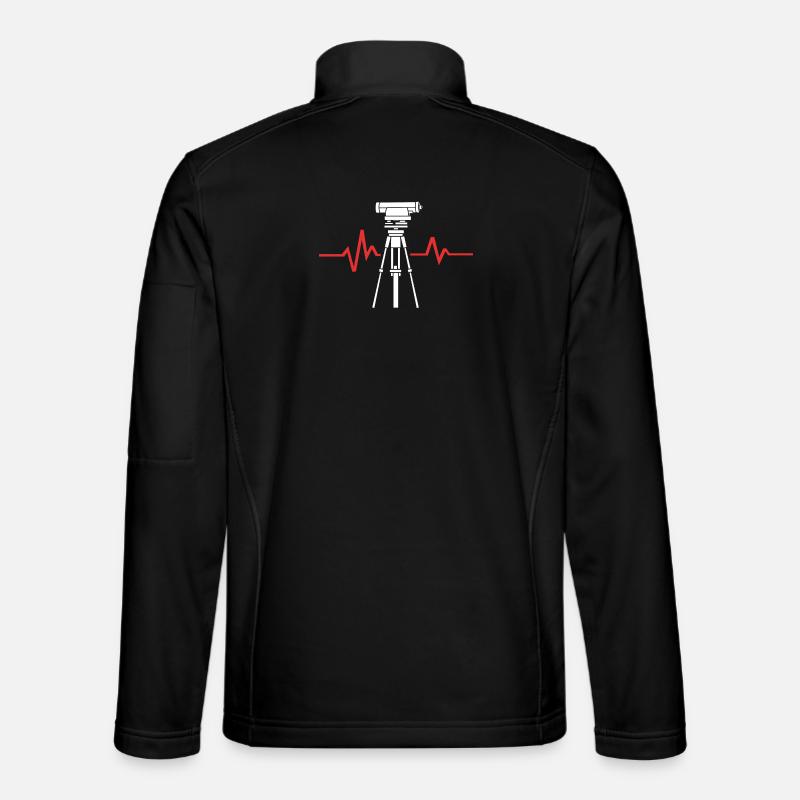 Landvermesser - Unisex Softshelljacke - Schwarz