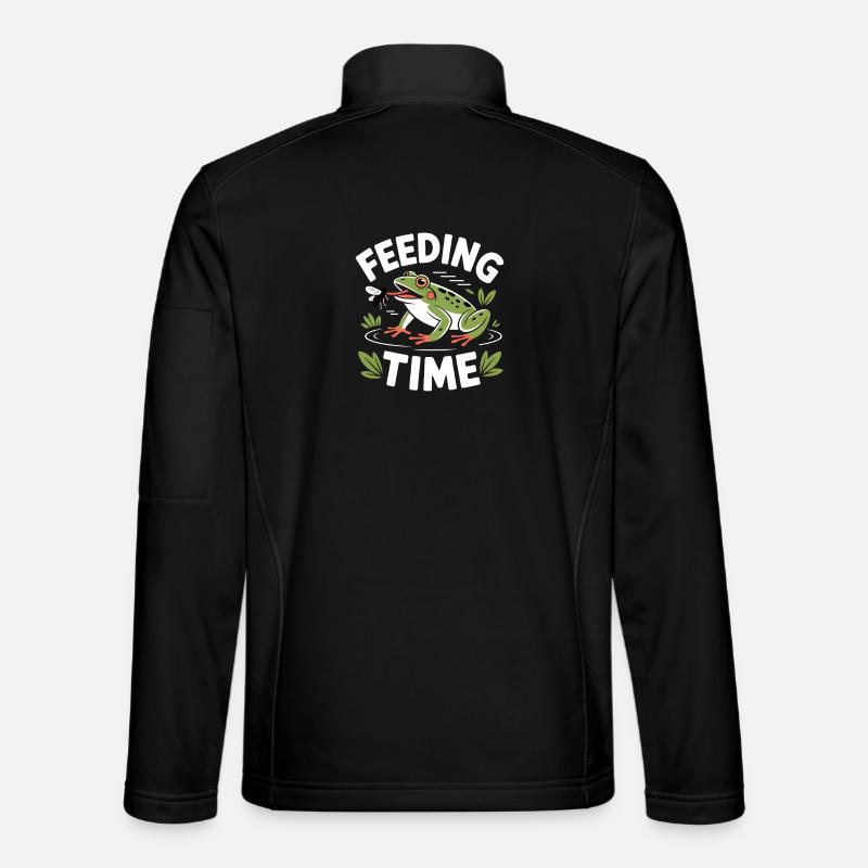 Feeding Time Frog Terraristics - Unisex Softshell Jacket - black