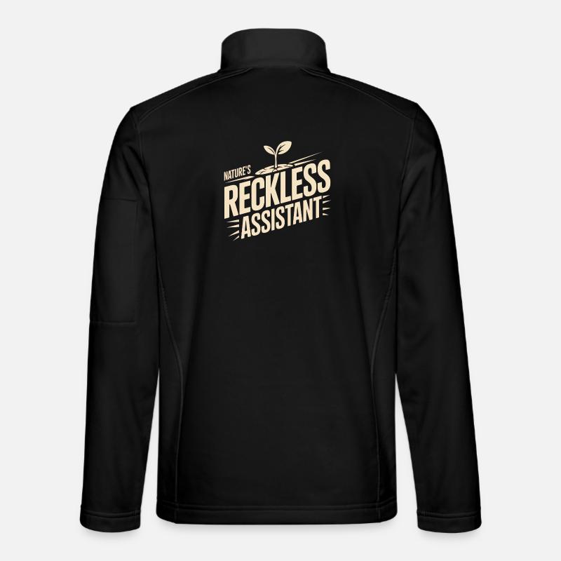 Nature's Reckless Assistant - Unisex Softshell Jacket - black