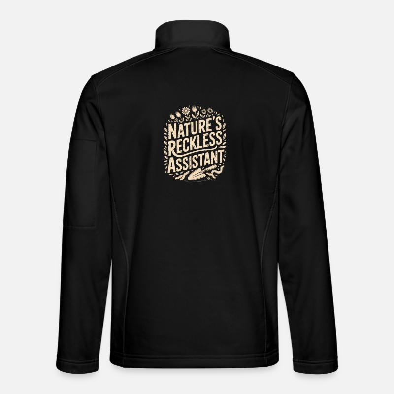 Nature's Reckless Assistant - Unisex Softshell Jacket - black