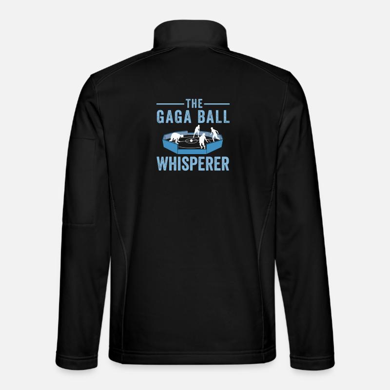 Der Gaga-Ball-Flüsterer - Unisex Softshelljacke - Schwarz