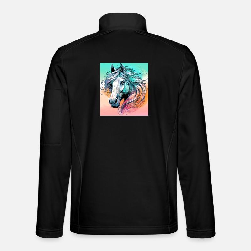 horse Unisex Softshell Jacket