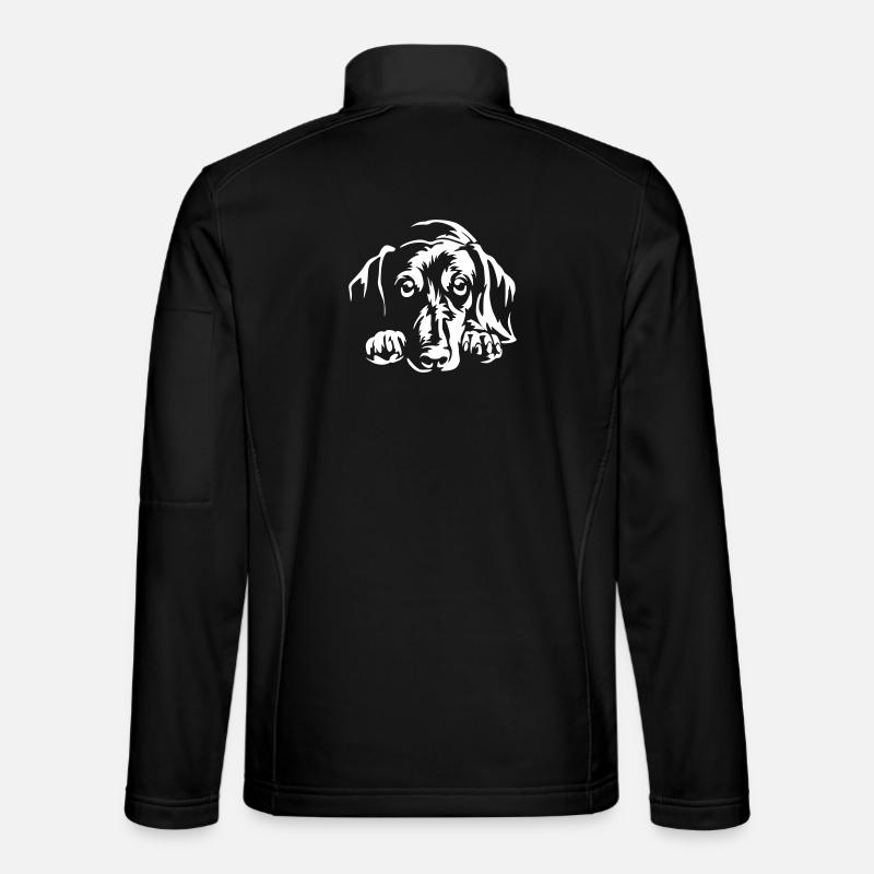 Teckel « Édition Noire » - Veste en tissu softshell Unisexe - noir