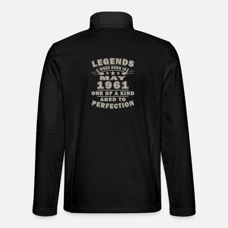 Legends May 1961: Uniquely Aged - Unisex Softshell Jacket - black