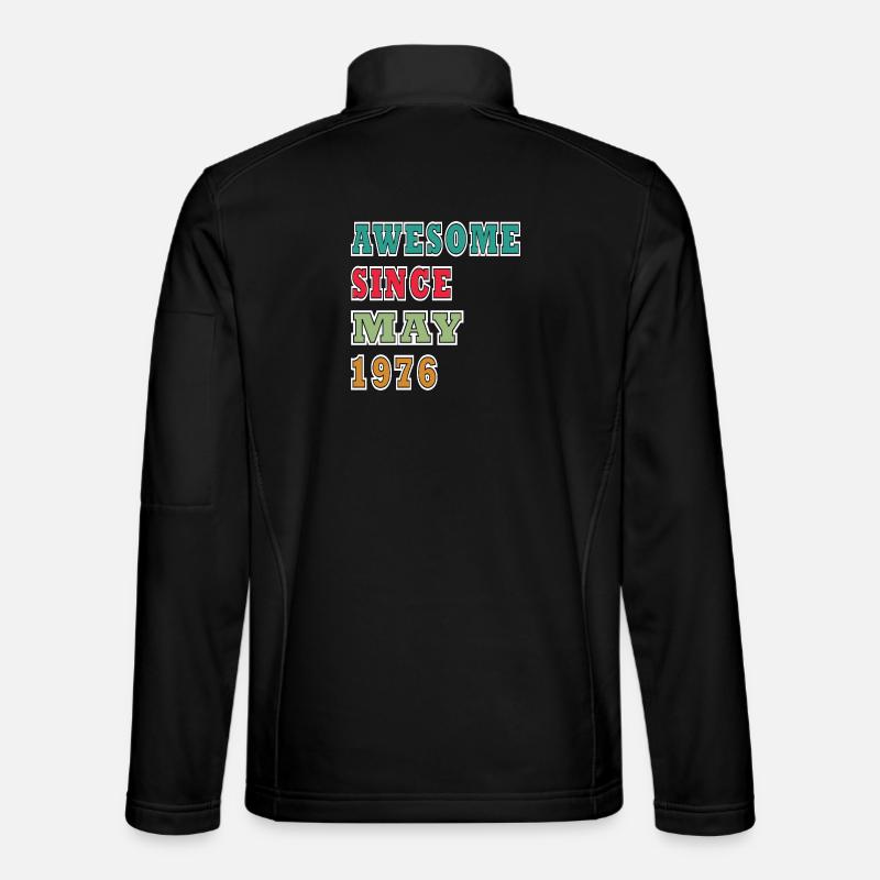 Birthday May 1976 - Unisex Softshell Jacket - black