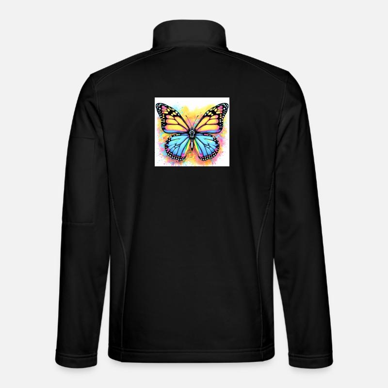 papillon - Veste en tissu softshell Unisexe - noir