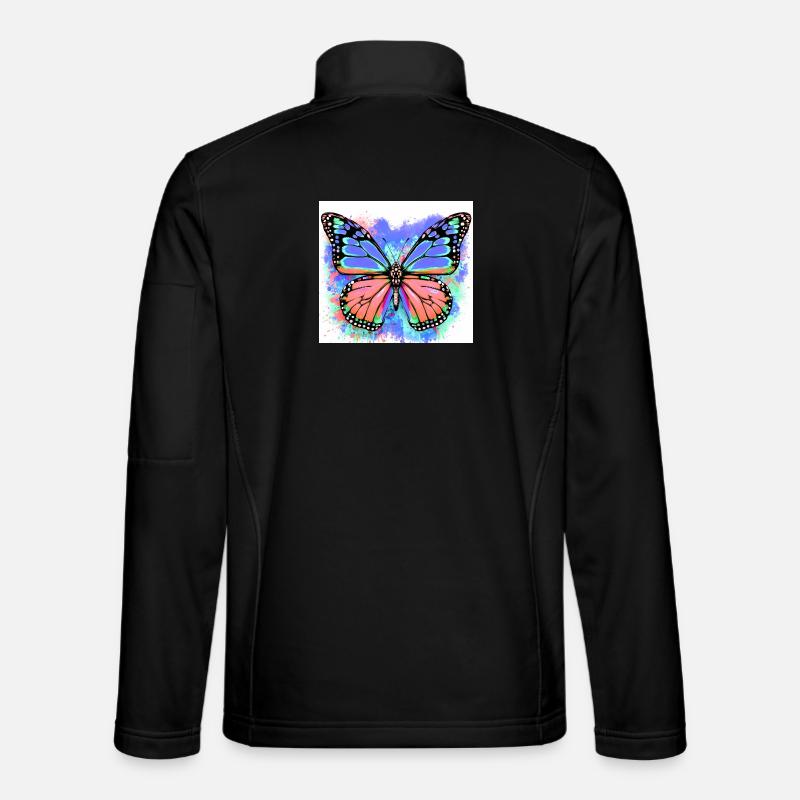 papillon - Veste en tissu softshell Unisexe - noir