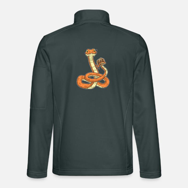 Biscuit Serpent Veste en tissu softshell Unisexe