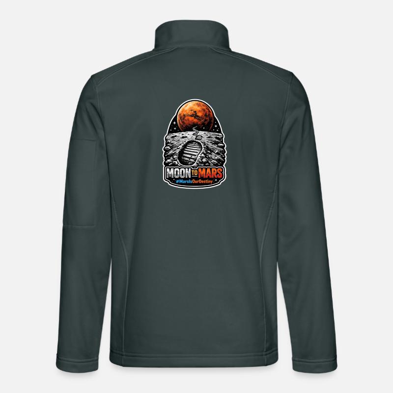 Allons sur Mars. Mission d’exploration de Mars Veste en tissu softshell Unisexe