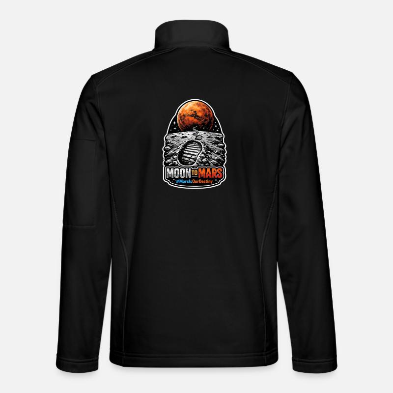 Allons sur Mars. Mission d’exploration de Mars Veste en tissu softshell Unisexe