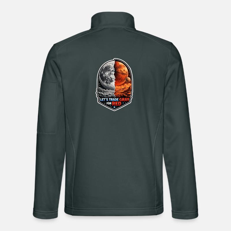 Allons sur Mars. Mission d’exploration de Mars Veste en tissu softshell Unisexe