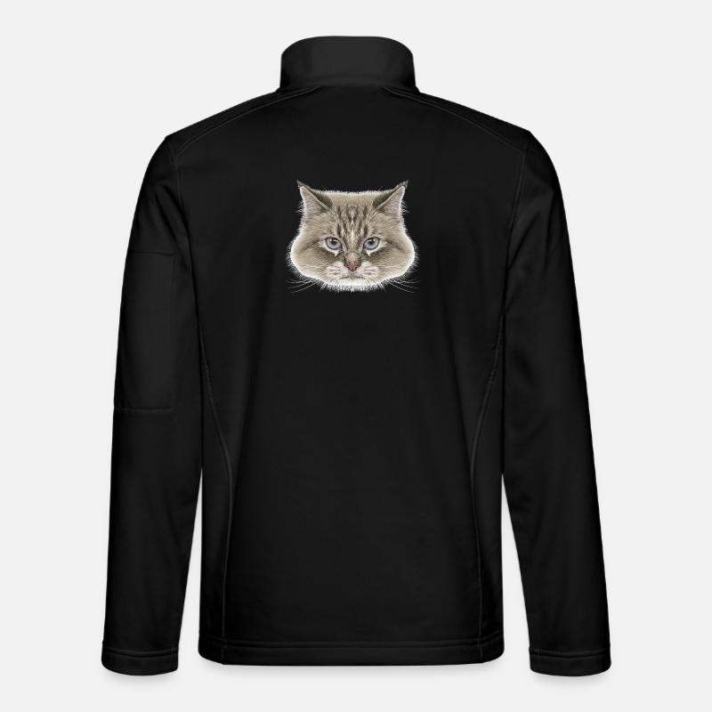 Sibirische Katze  Unisex Softshelljacke