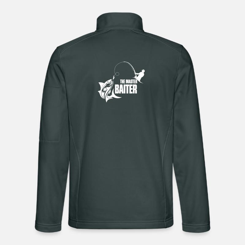 Angler Master Bait Theme Unisex Softshell Jacket