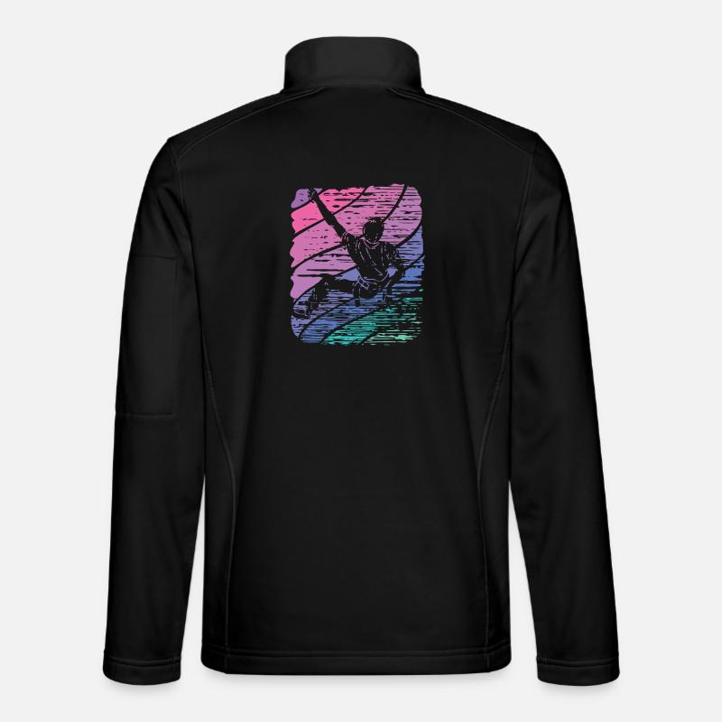 Boulderer Boulder Bouldering - Unisex Softshell Jacket - black
