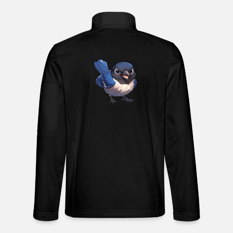 Magpies Magpie - Unisex Softshell Jacket - black