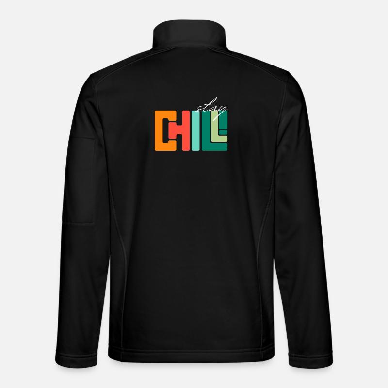 Stay Chill - Unisex Softshell Jacket - black