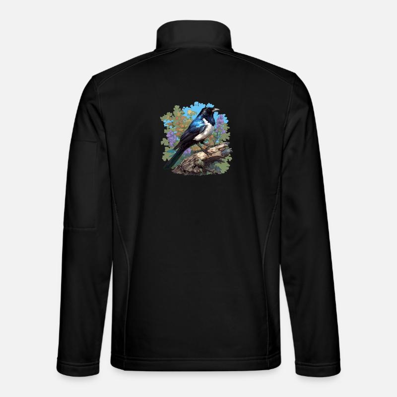 Elstern Elster - Unisex Softshelljacke - Schwarz