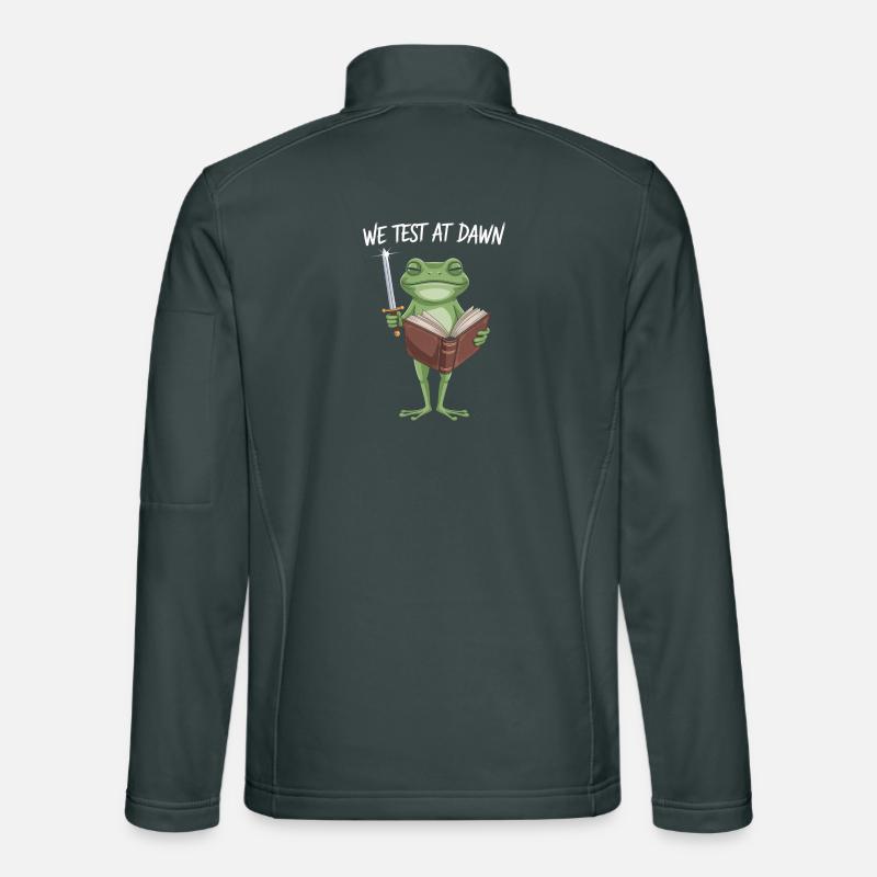 We Test at Dawn Frog Wizard Unisex Softshell Jacket
