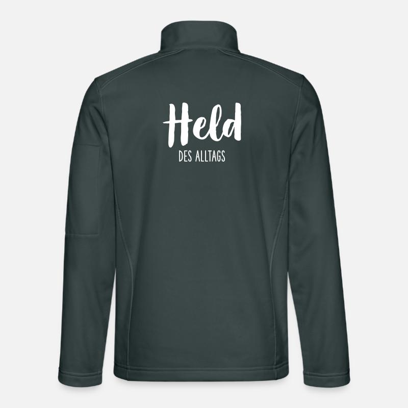 Held des Alltags – Starkes Statement Textdesign Unisex Softshelljacke